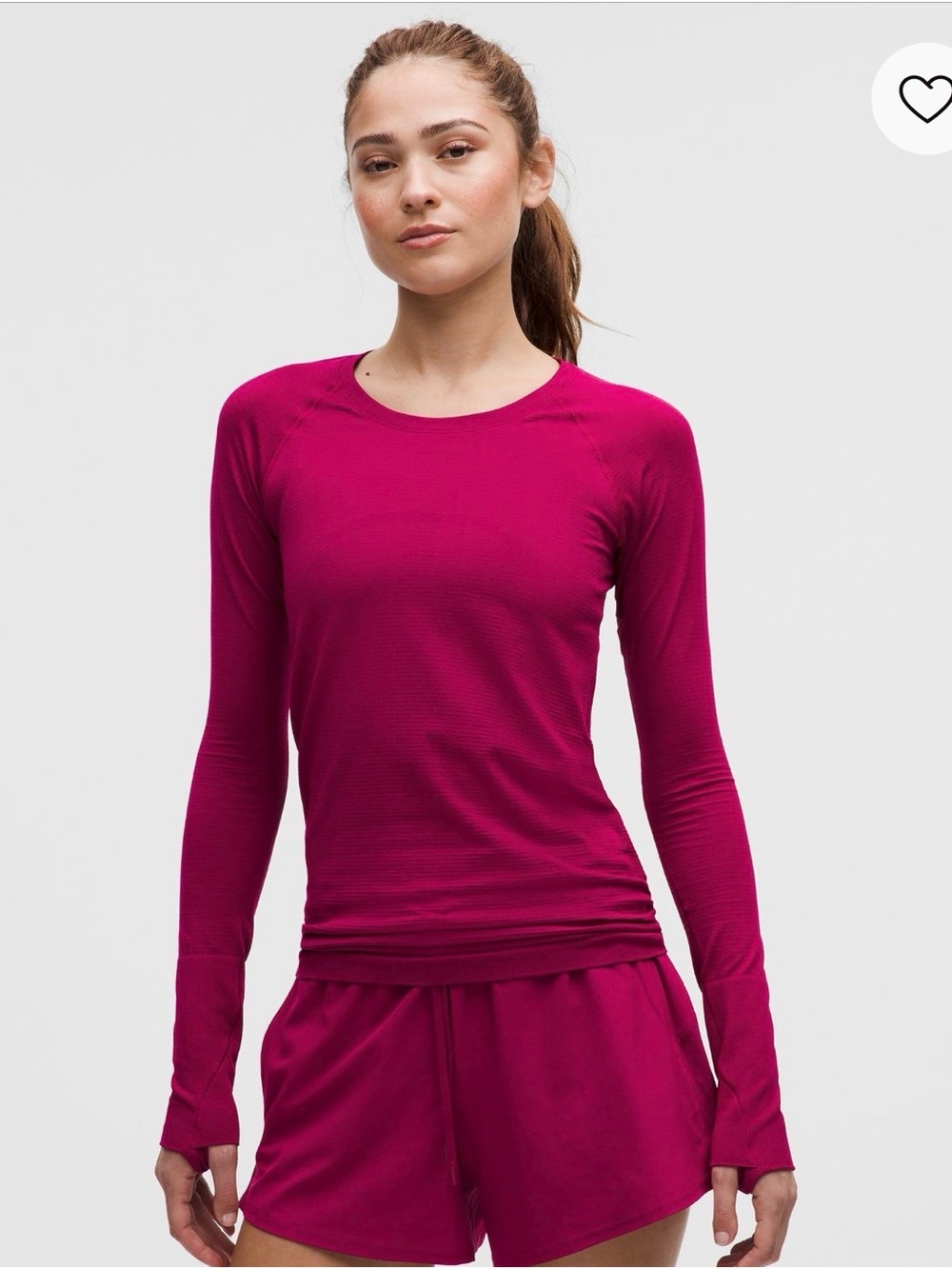 Lululemon Swiftly Tech Long Sleeve Top